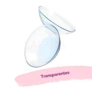 Lentes de contacto transparentes