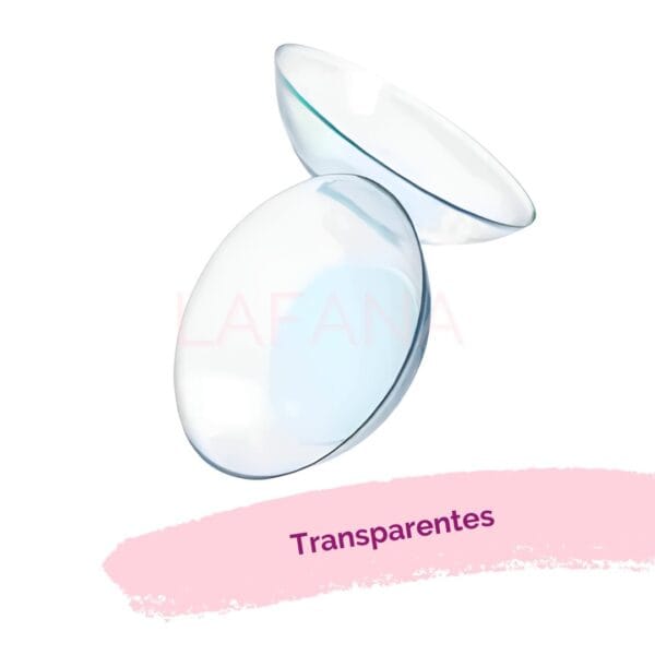 Lentes de contacto transparentes